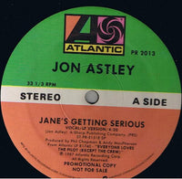 Cover art for "Jane's Getting Serious" by Rectangle Triangle featuring a stylized illustration of a woman in a serious pose.