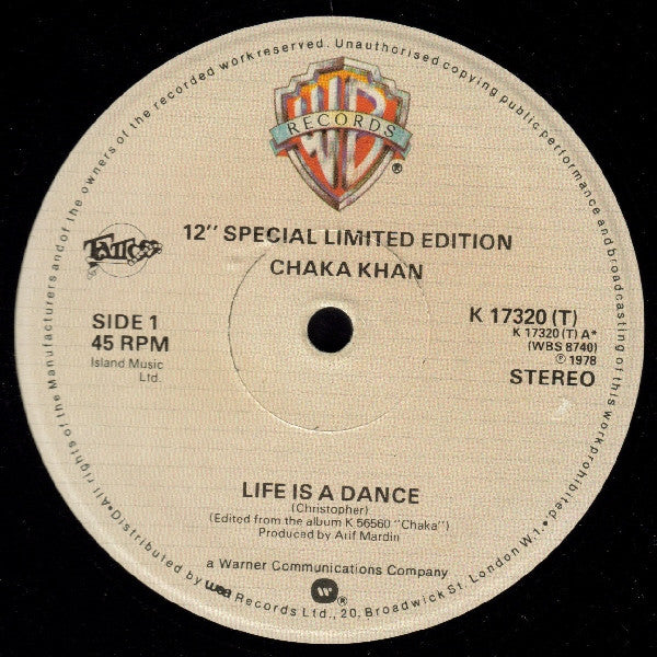Chaka Khan - Life Is A Dance