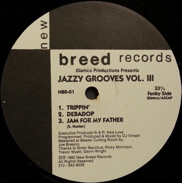 Jazzy Grooves Vol. III Glamco Productions