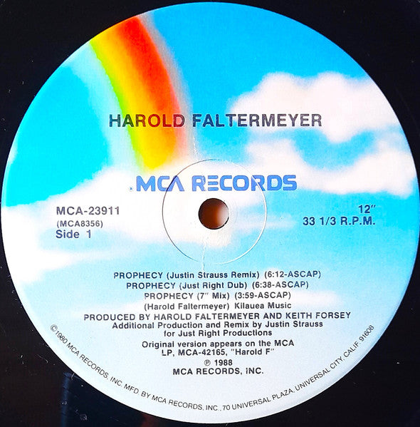 Prophecy Harold Faltermeyer