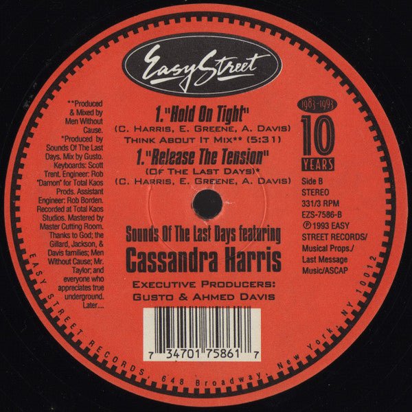 Hold On Tight 2 Sounds Of The Last Days,Cassandra Harris