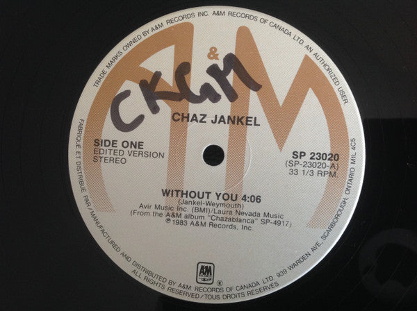 Without You Chas Jankel