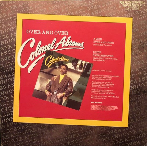 Over And Over (12" Version) Colonel Abrams