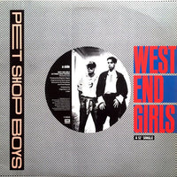 Rectangle Triangle West End Girls album cover artwork featuring bold geometric shapes and vibrant colors.