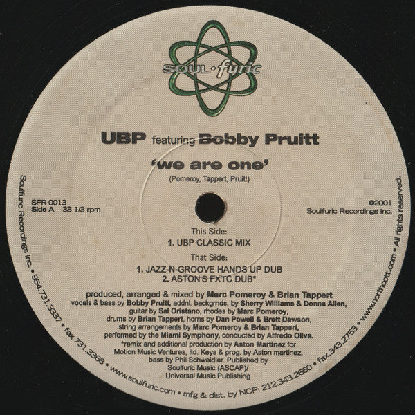 We Are One Urban Blues Project,Bobby Pruit