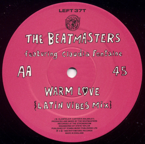 Warm Love 2 The Beatmasters,Claudia Fontaine