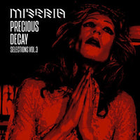 Rectangle Triangle Miseria X Oraculo Records Precious Decay Selections Vol. 3 album cover artwork featuring abstract geometric design.
