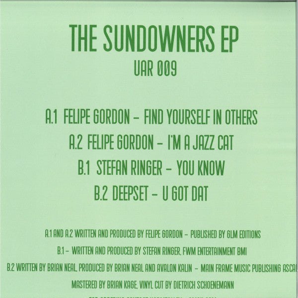 The Sundowners EP Various