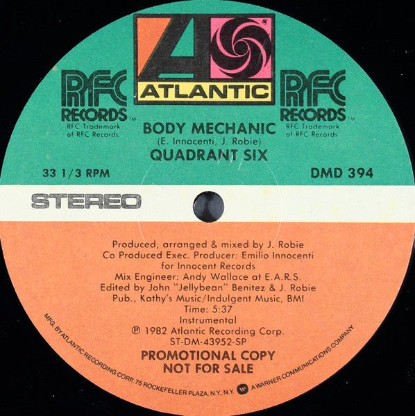 Body Mechanic 2 Quadrant Six