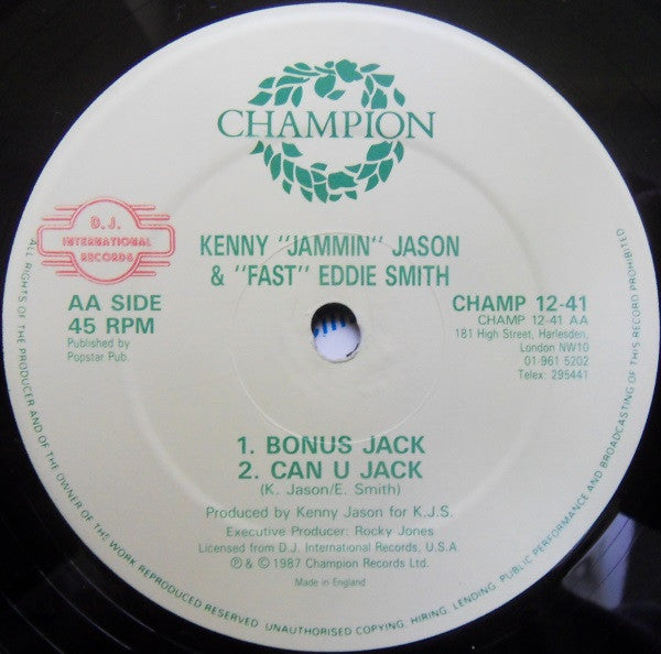 Can U Dance Kenny "Jammin" Jason,"Fast" Eddie Smith