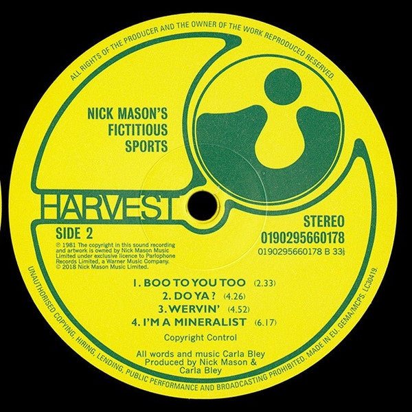 Unattended Luggage Nick Mason