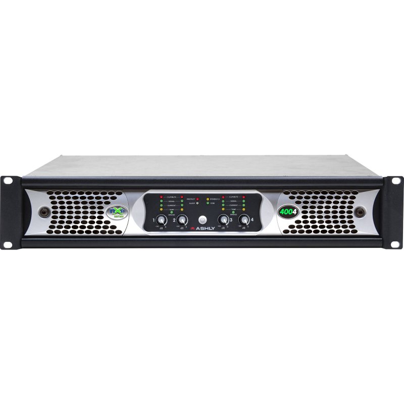 Ashly NXP4004D 4-Channel Multi-Mode Network Power Amplifier with Protea DSP Software Suite & Dante Digital Int.