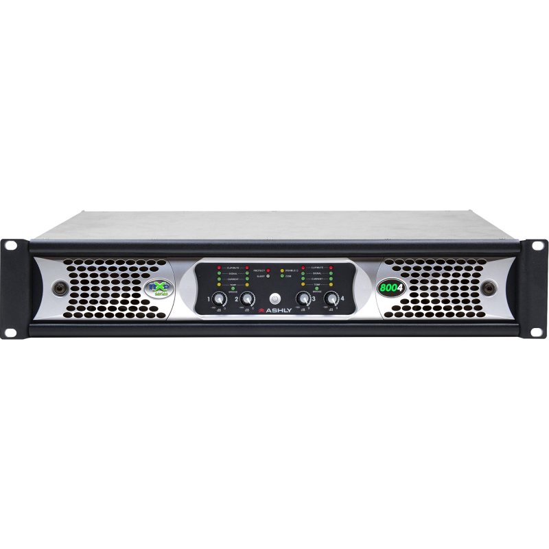 Ashly NXP8004D 4-Channel Multi-Mode Network Power Amplifier with Protea DSP Software Suite & Dante Digital Int.
