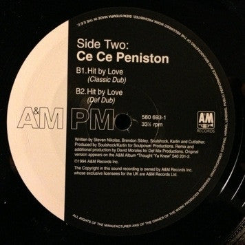 Hit By Love Ce Ce Peniston