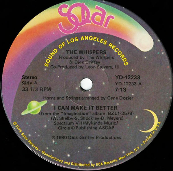 I Can Make It Better The Whispers