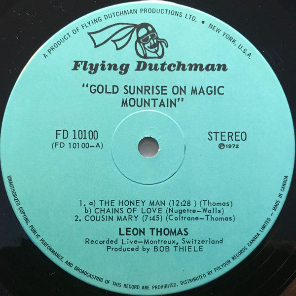 Gold Sunrise On Magic Mountain Leon Thomas