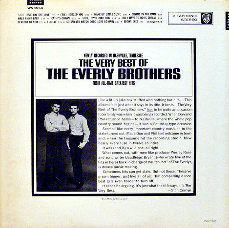 The Very Best Of The Everly Brothers Everly Brothers