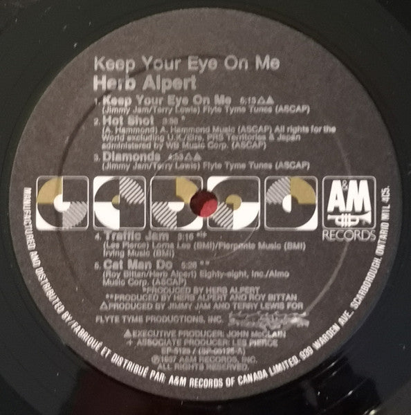 Keep Your Eye On Me 2 Herb Alpert