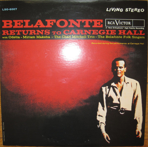 Belafonte Returns To Carnegie Hall Harry Belafonte