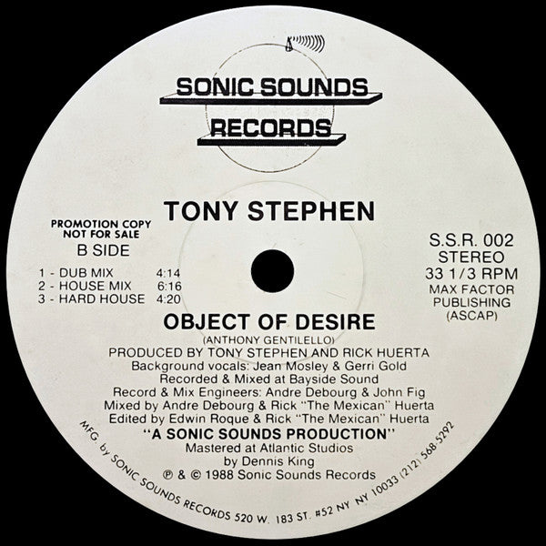 Object Of Desire Tony Stephen