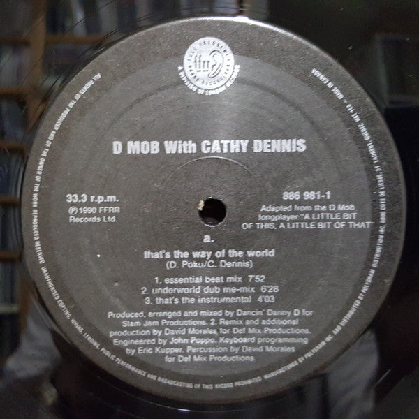 That's The Way Of The World D Mob,Cathy Dennis