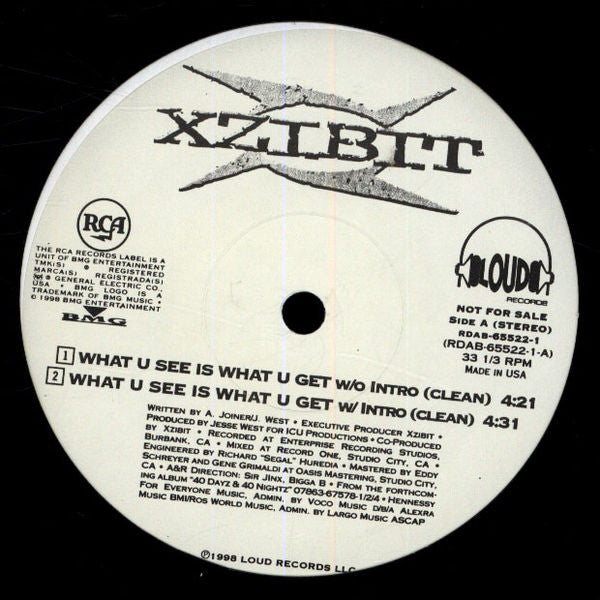 What U See Is What U Get Xzibit
