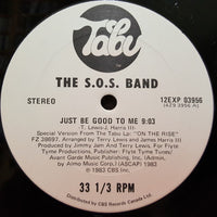 The S.O.S. Band - Just Be Good To Me, 12" vinyl, on Tabu Records (1983)
