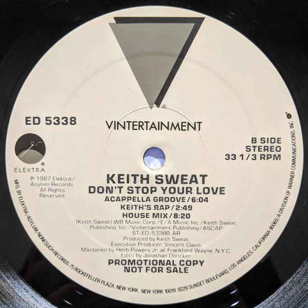 Don't Stop Your Love Keith Sweat
