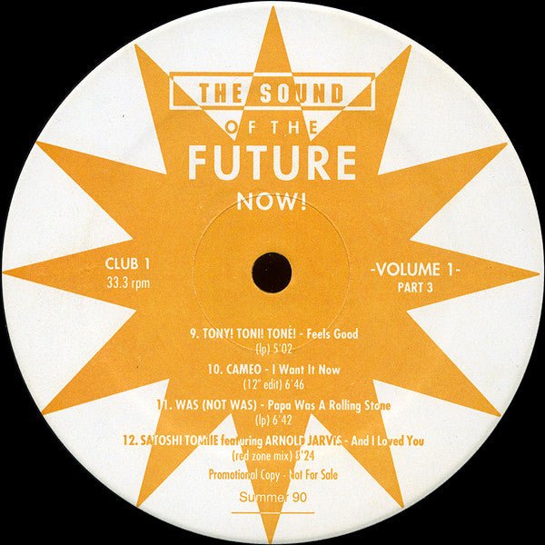 The Sound Of The Future ...Now! Volume One Various