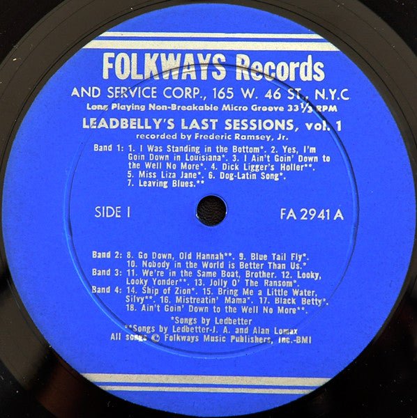 Leadbelly's Last Sessions Part One Leadbelly