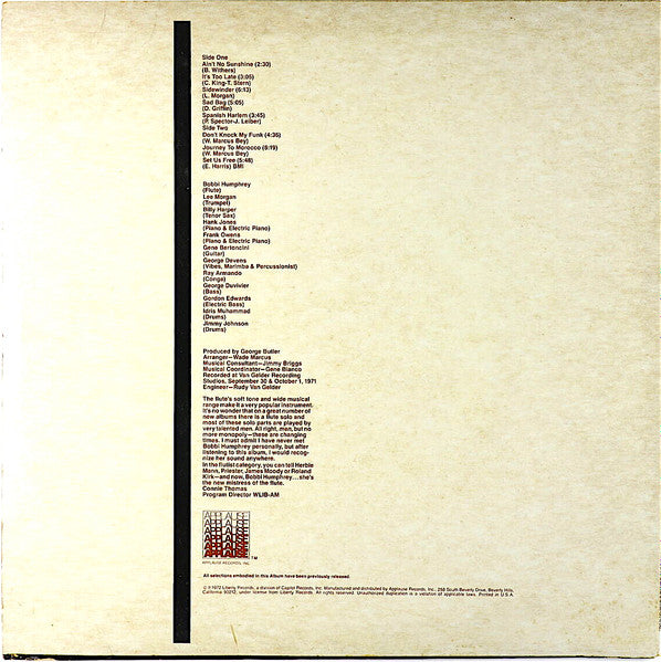 Flute-In Bobbi Humphrey