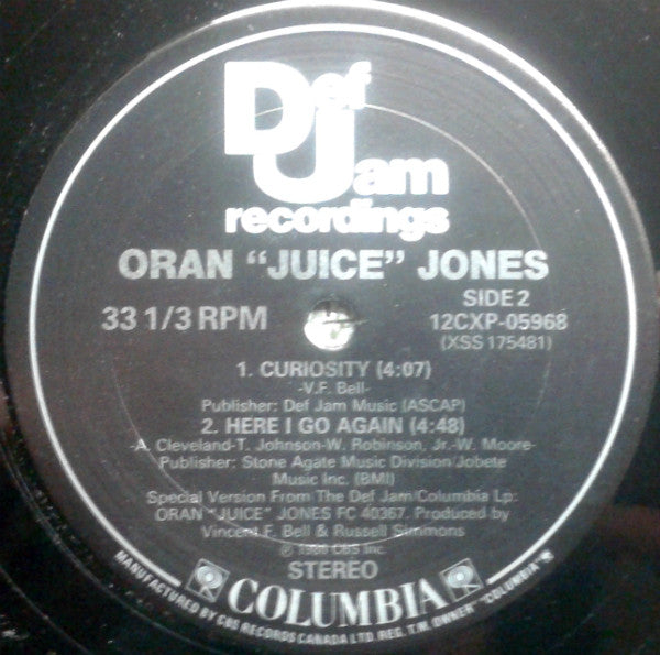 Curiosity Oran 'Juice' Jones