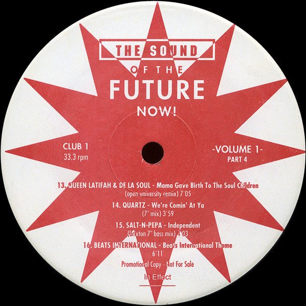 The Sound Of The Future ...Now! Volume One Various