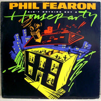 Rectangle Triangle "Ain't Nothing But A House Party" album cover featuring vibrant artwork and bold typography.