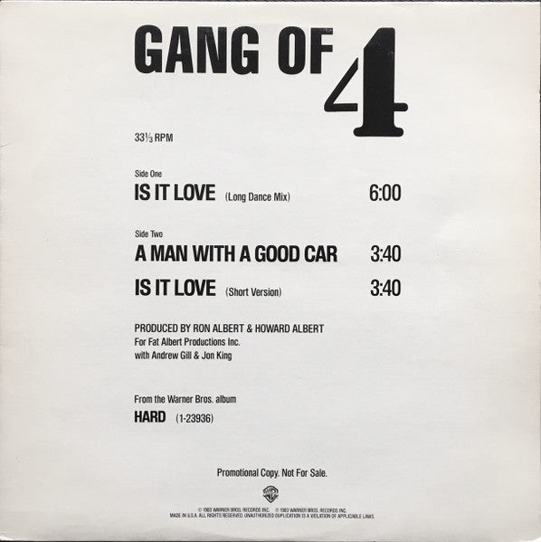 Is It Love Gang Of Four