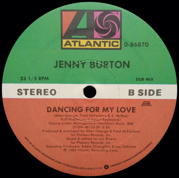 Dancing For My Love Jenny Burton