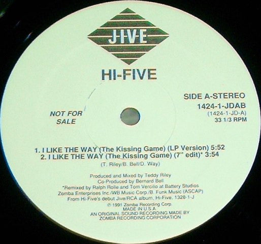 I Like The Way (The Kissing Game) Hi-Five