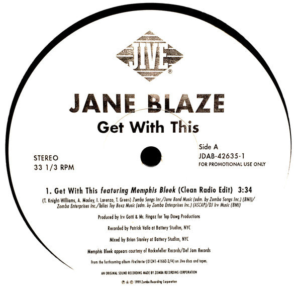 Get With This Jane Blaze