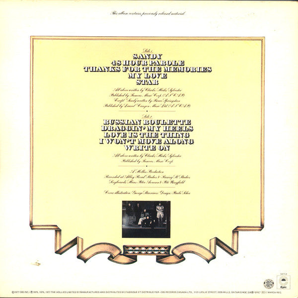 Clarke, Hicks, Sylvester, Calvert, Elliott The Hollies