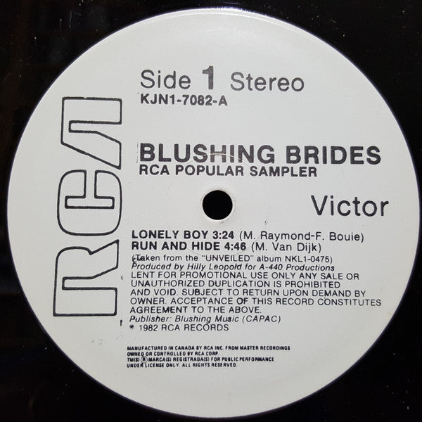 RCA Popular Sampler The Blushing Brides