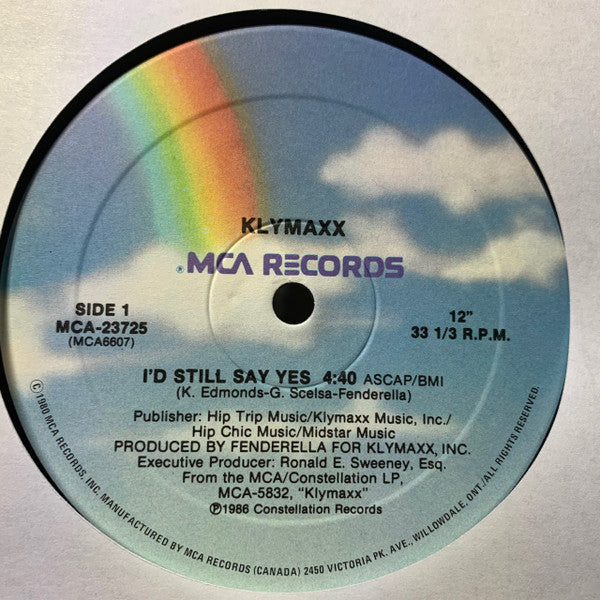 I'd Still Say Yes (12" Version) | Rectangle Triangle