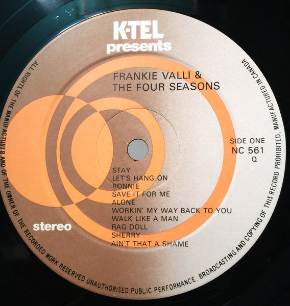 Frankie Valli & The Four Seasons | Rectangle Triangle