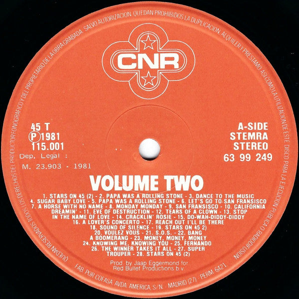Stars On 45 Volume Two | Rectangle Triangle  