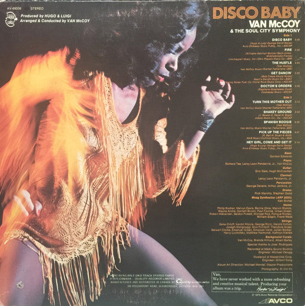 Disco Baby Van McCoy & The Soul City Symphony