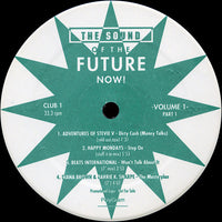 Cover image of "The Sound Of The Future ...Now! Volume One" by Rectangle Triangle, featuring futuristic-inspired artwork.