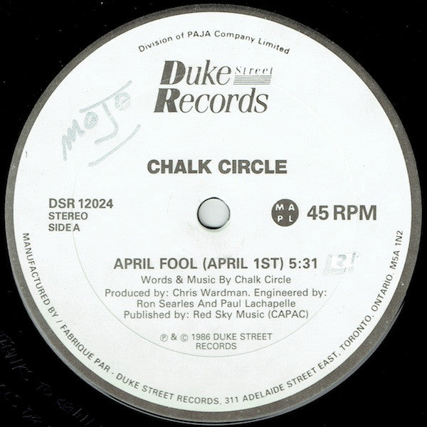 April Fool Chalk Circle
