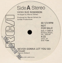 Vicki Sue Robinson - Never Gonna Let You Go, 12" vinyl, on RCA (1975)