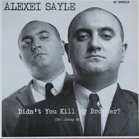 Rectangle Triangle's "Didn't You Kill My Brother?" book cover featuring bold typography and dark, mysterious artwork.