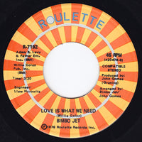 Bimbo Jet (2) - Love Is What We Need