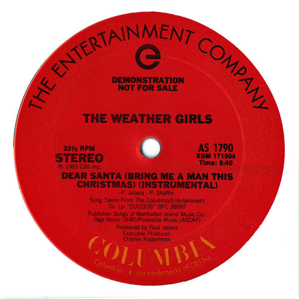 Dear Santa (Bring Me A Man This Christmas) The Weather Girls